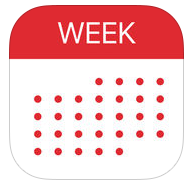week calendar 2021日历
