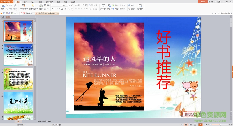 追風(fēng)箏的人讀書筆記ppt0