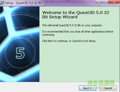 3dmax quest3d软件 v5.0 中文免费版for32位/64位1