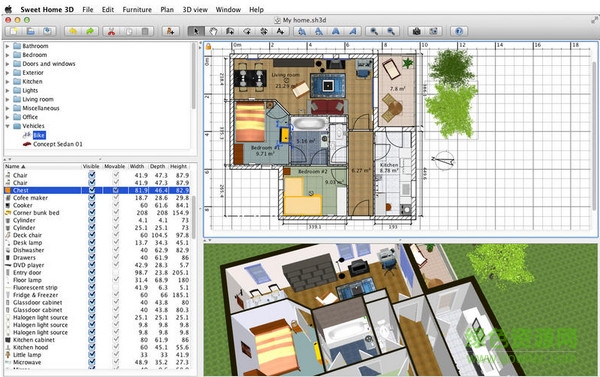 sweet home 3d for mac(3d家裝輔助設(shè)計(jì))0