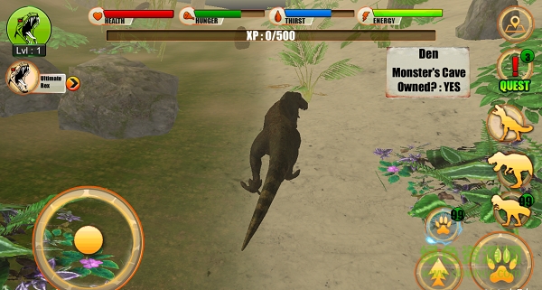 终极霸王龙模拟器(Dinosaur Simulator 3D) v1.2 安卓版1