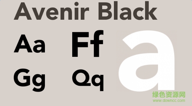 avenir black0