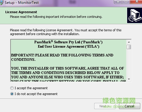 PassMark MonitorTest(显示器性能测试软件) v3.2 for win8 64位中文版0