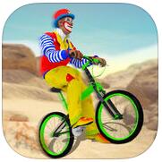 小丑越野自行车骑士