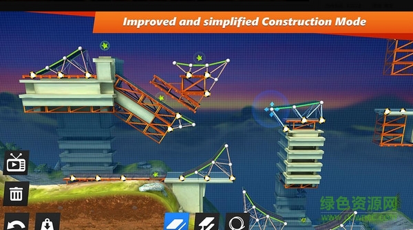 桥梁建造与特技汉化版(BC Stunts FREE) v1.02.7 安卓版3