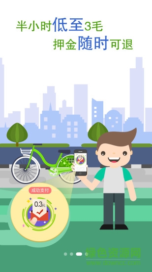 上海小绿车共享单车(酷骑单车) v2.0.1 安卓版2