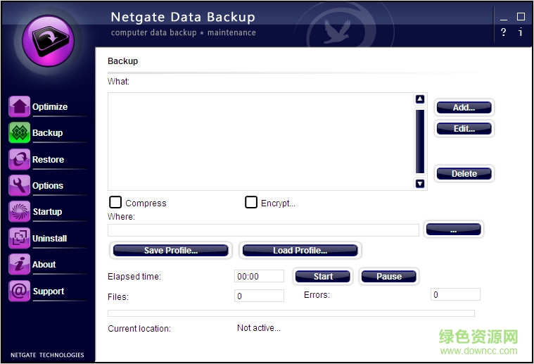 NETGATE Data Backup(计算机数据备份软件) v3.0.405 官方安装版0