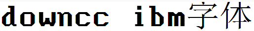 ibm字體