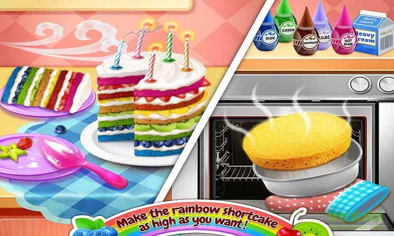 彩虹蛋糕店游戏