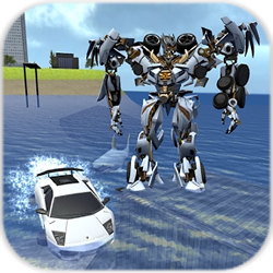 X变形机器人水下行动(X Robot Car : Shark Water)