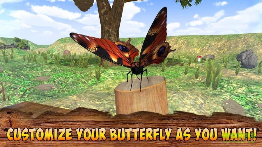 蝴蝶模擬器3d(Butterfly Insect Simulator 3D) v1.0 安卓版 2