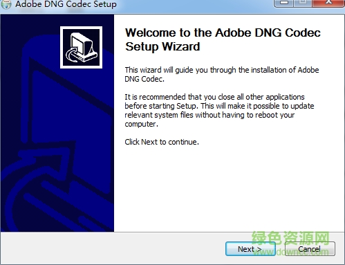 DNG解码器(Adobe DNG Codec) v2.0 官方版0