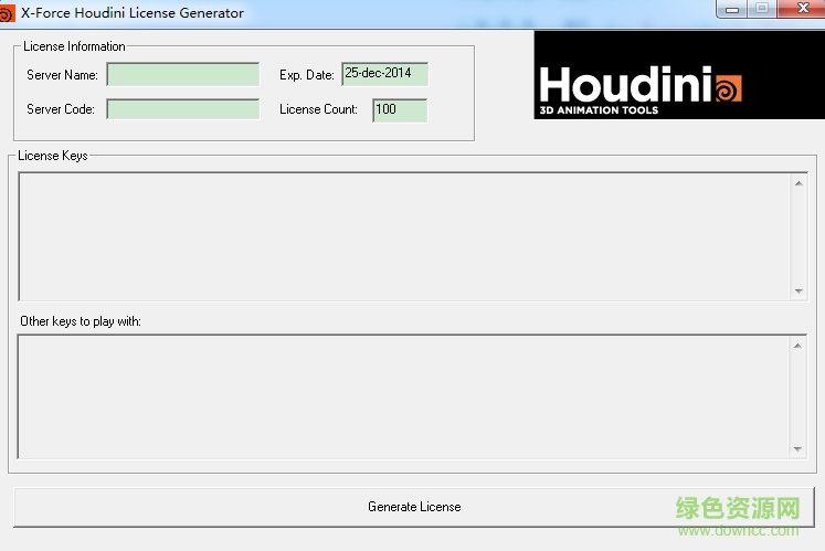 Houdini16注册机 v16.0.504 绿色版0