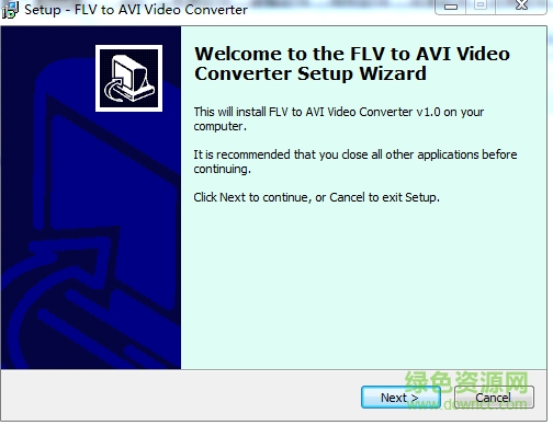 FLV to AVI Video Converter(flv轉(zhuǎn)avi轉(zhuǎn)換器) v1.0 官方版 0