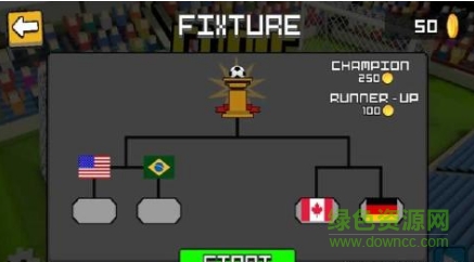双人足球对战手机游戏汉化版(Cubic Soccer 3D) v1.1.1 安卓版2