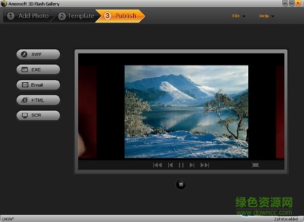艾尼動感相冊(Aneesoft 3D Flash Gallery) v2.4 免費版 0