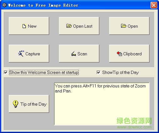Free Image Editor(位图图像编辑软件) v2.40 英文绿色免费版0