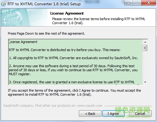 RTF to XHTML Converter v1.6 最新版0