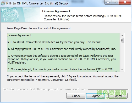 RTF to XHTML Converter v1.6 最新版 0