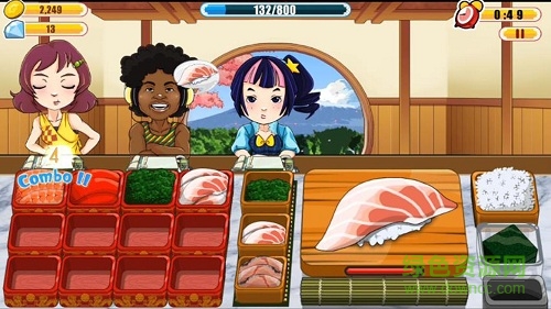 寿司好友2无限金币版(Sushi Friends 2 Xmas) v1.0.4 安卓版1