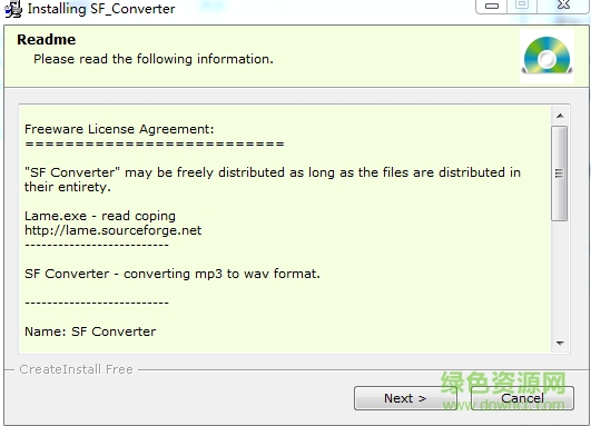 音频转换软件(SF Converter) v1.0 绿色版0