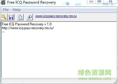 Free ICQ Password Recovery(免费密码恢复软件) v2.0 英文绿色免费版0