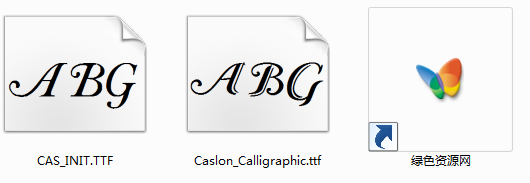 caslon系列字体 全套0