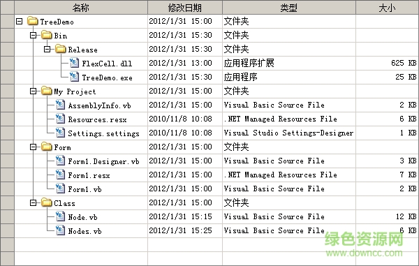 FlexCell表格控件0