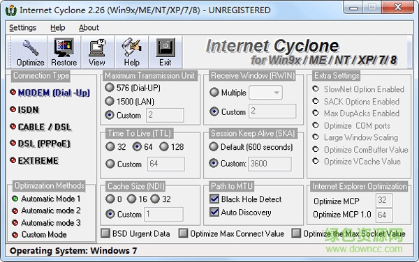 Internet Cyclone(网络飓风)汉化版 v2.27 官方免费版1