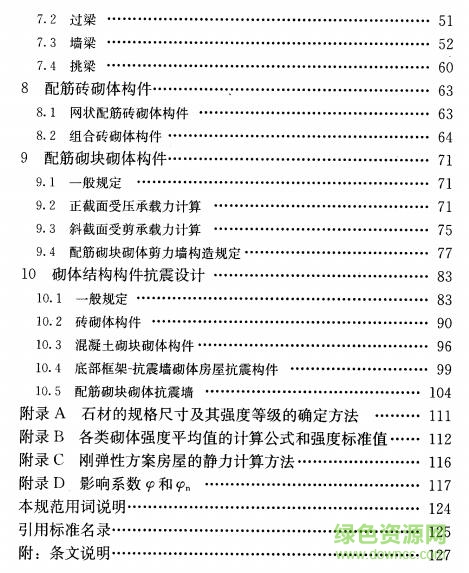 gb50003-2011砌體結(jié)構(gòu)設(shè)計(jì)規(guī)范