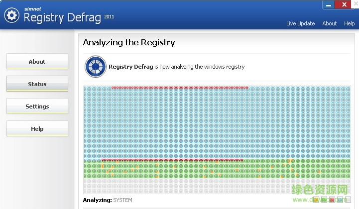 Simnet Registry Defrag(注册表整理工具) v2011 绿色免费版1