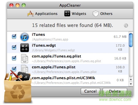 appcleaner for mac 修改版 v2.1 苹果电脑正式版0