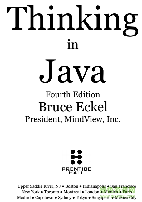 Thinking In Java pdf