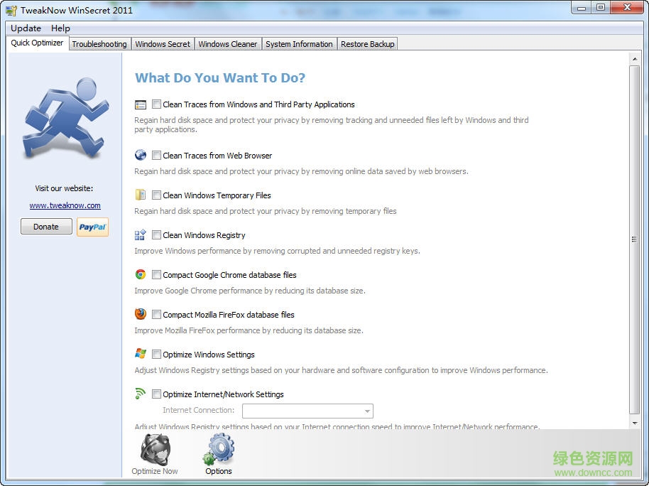 TweakNow WinSecret(注册表设置工具) v4.2.7 绿色版0