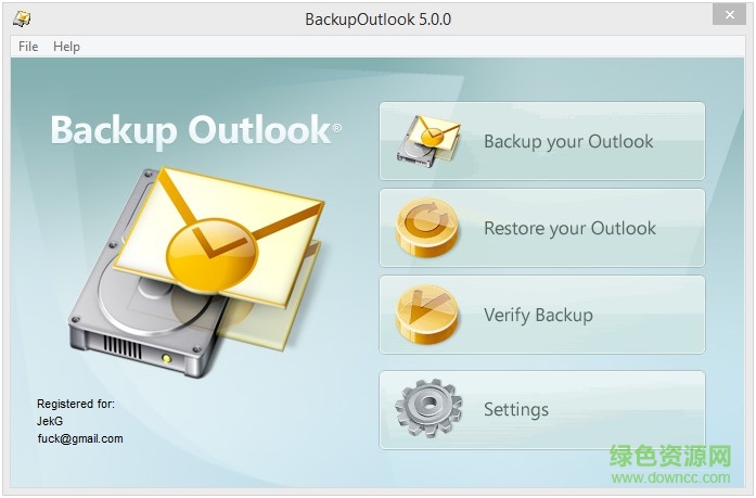 Backup Outlook(Outlook備份工具)0