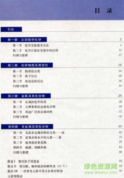 高中化学必修一电子版 pdf人教版1