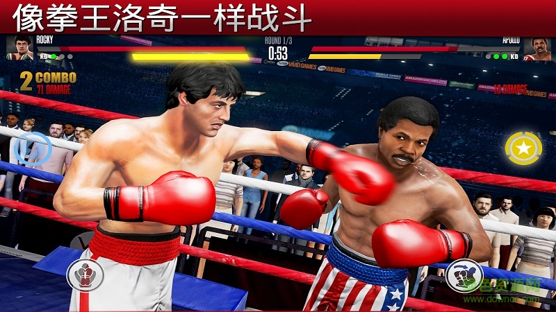 真实拳击2奎迪中文版(Real Boxing 2) v1.33.1 安卓无限钻石版1