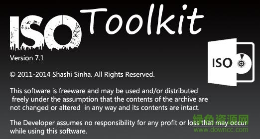 ISO Toolkit映像格式处理工具 v7.1.0.1 绿色版1