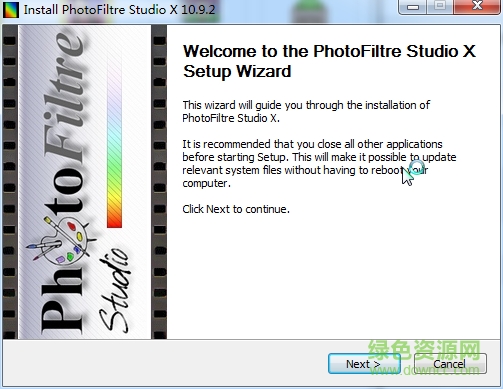 PhotoFiltre Studio X(图像编辑软件) v10.9.2.0 最新绿色版0