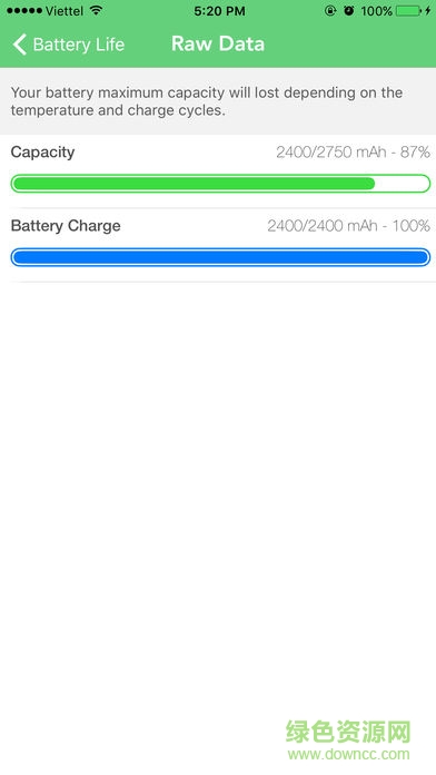 battery life蘋果最新版 v1.5 iphone手機(jī)版 2