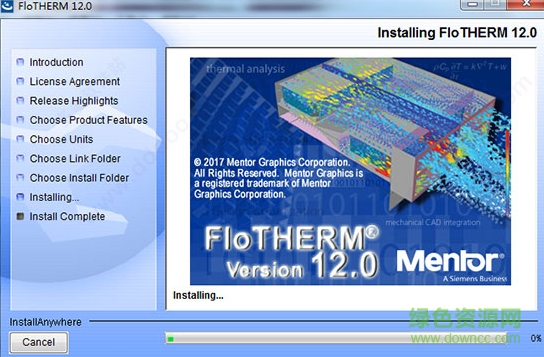 热仿真flotherm汉化最新版本 v12.0 中文免费版0