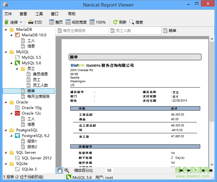 navicat report viewer v3.2 中文免费试用版0