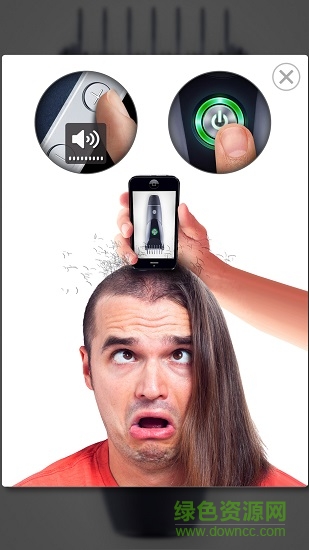 手机理发恶搞剃头软件中文版(Hair Clipper) v1.9.2 手机版2