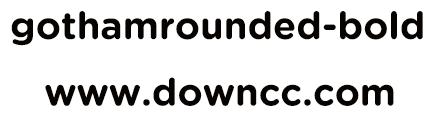 gothamrounded-bold字体