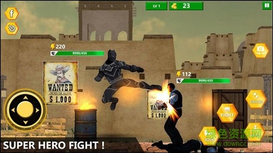 超级英雄黑豹冒险游戏 v1.0 安卓版0