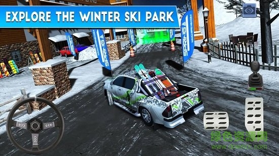 冬季滑雪公园雪司机(Snow Driver Winter Ski Park) v1.0.1 安卓版3