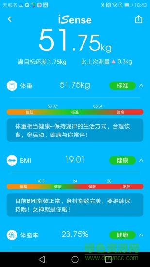 isense體重秤 v1.6.0 官方安卓版 0