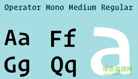 operator mono font 0