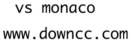 vs monaco字体