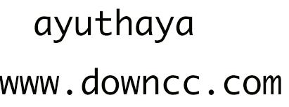 ayuthaya 苹果字体